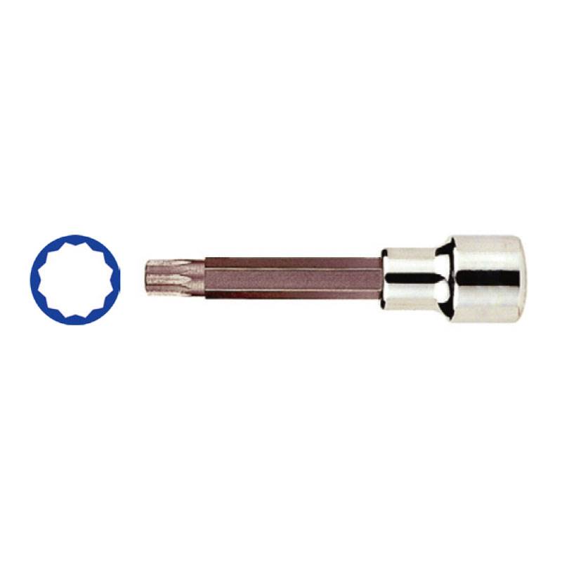1/2”Dr. Deep Spline Bit Socket